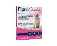Fipnil Combo L 2,68ml Krople na pchły i kleszcze dla psa o wadze 20-40kg 3 pipety