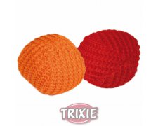 Trixie Knit balls- piłki wełniane dla kota z kocimiętką