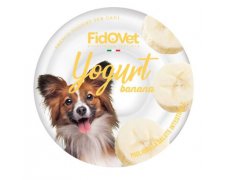 Fidovet Jogurt karma uzupełniająca dla psów o smaku bananowym 25g