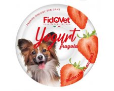 Fidovet Jogurt karma uzupełniająca dla psów o smaku truskawkowym 25g