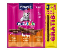 Vitakraft Cat Stick Classic indyk + jagnięcina 4szt (3 + 1 gratis) 