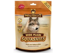 Wolfsblut Dog Squashies Wide Plain miękkie przekąski dla psów bez zbóż i glutenu, z dużą zawartością koniny 300g
