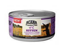 Acana Cat Premium Pate Kitten Chicken & Fish bezzbożowa puszka dlakociąt z kurczakiem 85g