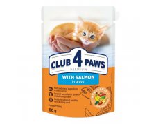 Club4Paws Kitten Premium Selection saszetka dla kociąt w sosie 