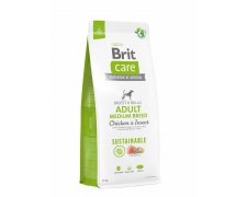 Brit Care Dog Sustainable Adult Medium Breed Chicken & Insect owady i kurczak dla dorosłych psów średnich ras 10–20kg