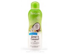 Tropiclean Lime & Coconut Pet Shampoo zmniejszający wypadanie sierści 
