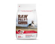 Raw Paleo Adult Medium Size Monoprotein Beef karma na bazie białka z wołowiny dla psów średnich ras