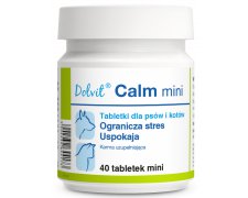 Dolvit Calm Mini- naturalny preparat dla psów i kotów zalecany do podawania w sytuacjach stresowych 40tab
