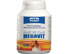 Mikita Multi Vit Canis Megavit -Wpływa na prawidłowy rozwój zwierząt