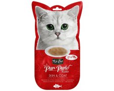 Kit Cat PurrPuree Plus + Tuna Skin & Coat 4x15g