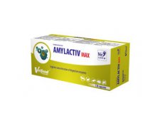 Vetfood Amylactiv Max zawiera wysokie stężenie enzymów 120 kaps. 