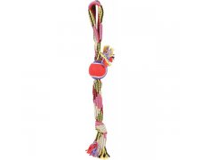 Zolux Lasso Zabawka ze sznura z piłką tenisową dla psa 55cm
