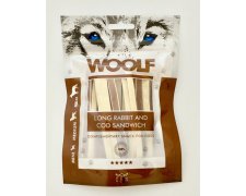 Woolf Long Rabbit & Long Sandwich przysmak dla psa 100g