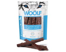 Woolf Salmon With Carrot Strips przekąska dla psa z łososiem i marchewką 100g