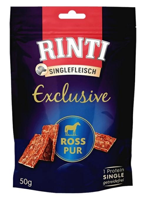 Rinti Singlefleisch Exclusive Ross Snack przysmaki dla psa z koniny 50g