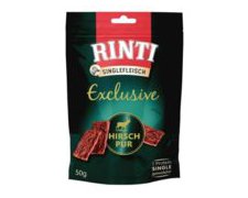 Rinti Singlefleisch Exclusive Hirsch Snack przysmaki dla psa z jeleniem 50g