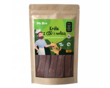 Mr. Bro Strips Królik z CBD i Melisą paski suszone powietrzem 80g