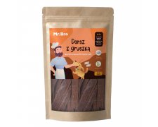 Mr. Bro Strips Dorsz z gruszką paski suszone powietrzem 80g