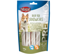 Trixie PremioDeer Fish Sandwiches przysmak dla psa z jeleniem i rybą 100g