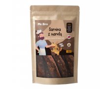 Mr. Bro Snacks Sarnina z Morelą paski suszone powietrzem 80g