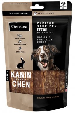 Chewies Meat Strips Soft Maxi Królik mięsne paski dla psa 150g