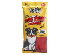 TUF TUF Psie Żelki - Paski z wołowiną 6szt