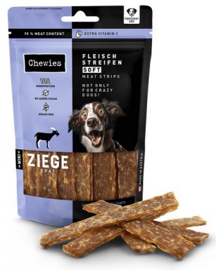 Chewies Meat Strips Soft Mini Koza mięsne paski dla psa 70g
