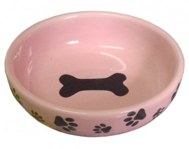 Yarro Miska ceramiczna różowa 14x4,5cm 