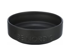 Trixie Be Nordic miska ceramiczna z gumową podstawą czarna