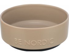 Trixie Be Nordic miska ceramiczna z gumową podstawą beżowa