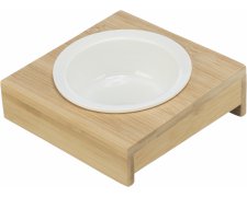 Trixie Ceramiczna Miska na bambusowym stojaku 250ml