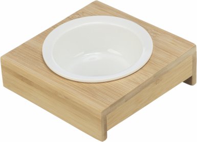 Trixie Ceramiczna Miska na bambusowym stojaku 250ml