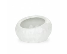BarryKing Miska dla kota lub psa biała ceramiczna zapobiega rozchlapywaniu 13cm 