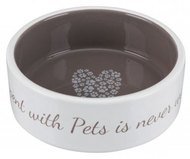 Trixie Miska ceramiczna Pet's Home kremowo-brązowa