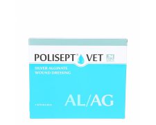 Polispt Vet AL / AG Silver Alginate Wound Dressing sterylny opatrunek na rany 10x10cm 3szt. 