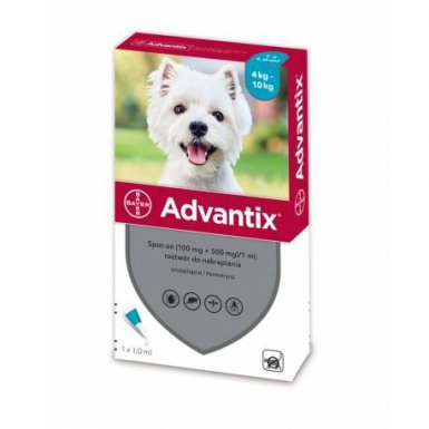 Bayer Advantix dla psów od 4 do 10kg