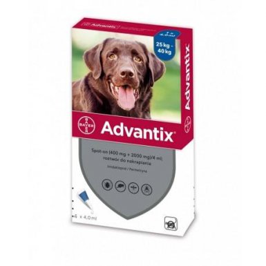 Bayer Advantix dla psów od 25 do 40kg