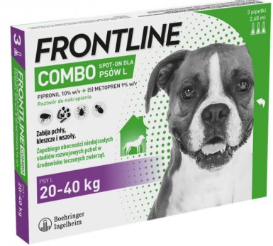 Frontline Combo Spot On Pies L 20-40 kg dla psa