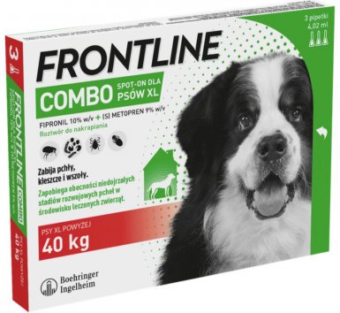 Frontline Combo Spot On Pies XL 40-60kg dla psa