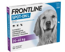 Frontline Spot On Pies L 20-40 kg trójpak L 3x2,68 ml