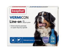 Beaphar VERMIcon Line-on Dog L - krople przeciwko ektopasożytom dla dużych psów >30kg