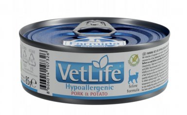 Farmina Vet Life Hypoallergenic Pork & Potato mokra karma dla kota 85g