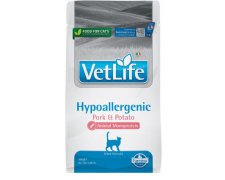 Farmina Vet Life Feline Hypoallergenic dla kotów z nietolerancją pokarmową wieprzowina z ziemniakami 400g 