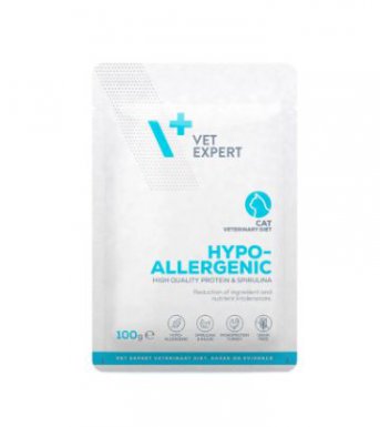 VetExpert 4T Diet Hypoallergenic indyk dla kotów z alergią i nietolerancją pokarmową saszetka 100g 