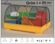Inter-Zoo Klatka dla gryzoni Grim I + Pl 37x25x21cm