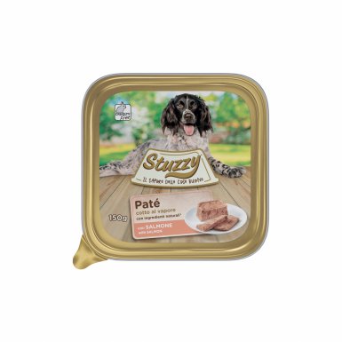Schesir gotowana na parze karma mokra dla psa łosoś w pasztecie 150g