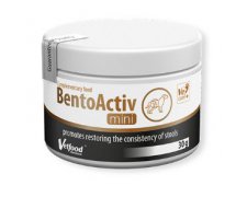 Vetfood Bentoactive Mini wsparcie w trakcie biegunek i niestrawności związanych z nieprawidłową absorpcją wody w jelitach 30g 