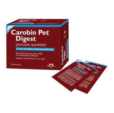 Carobin Pet Digest zaburzenia trawienia oraz zmiana konsystencji kału dla psów i kotów 30saszetek 