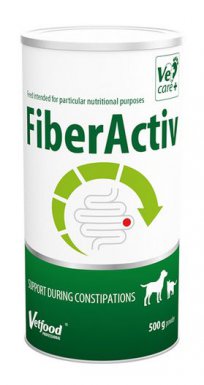 Vetfood FIBERActiv wspiera funkcje przewodu pokarmowego i procesy trawienne 