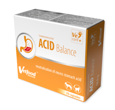 Vetfood Acid Balance biegunka i wymioty 30 caps.